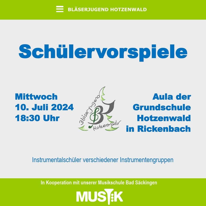 Bläserjugend Hotzenwald
